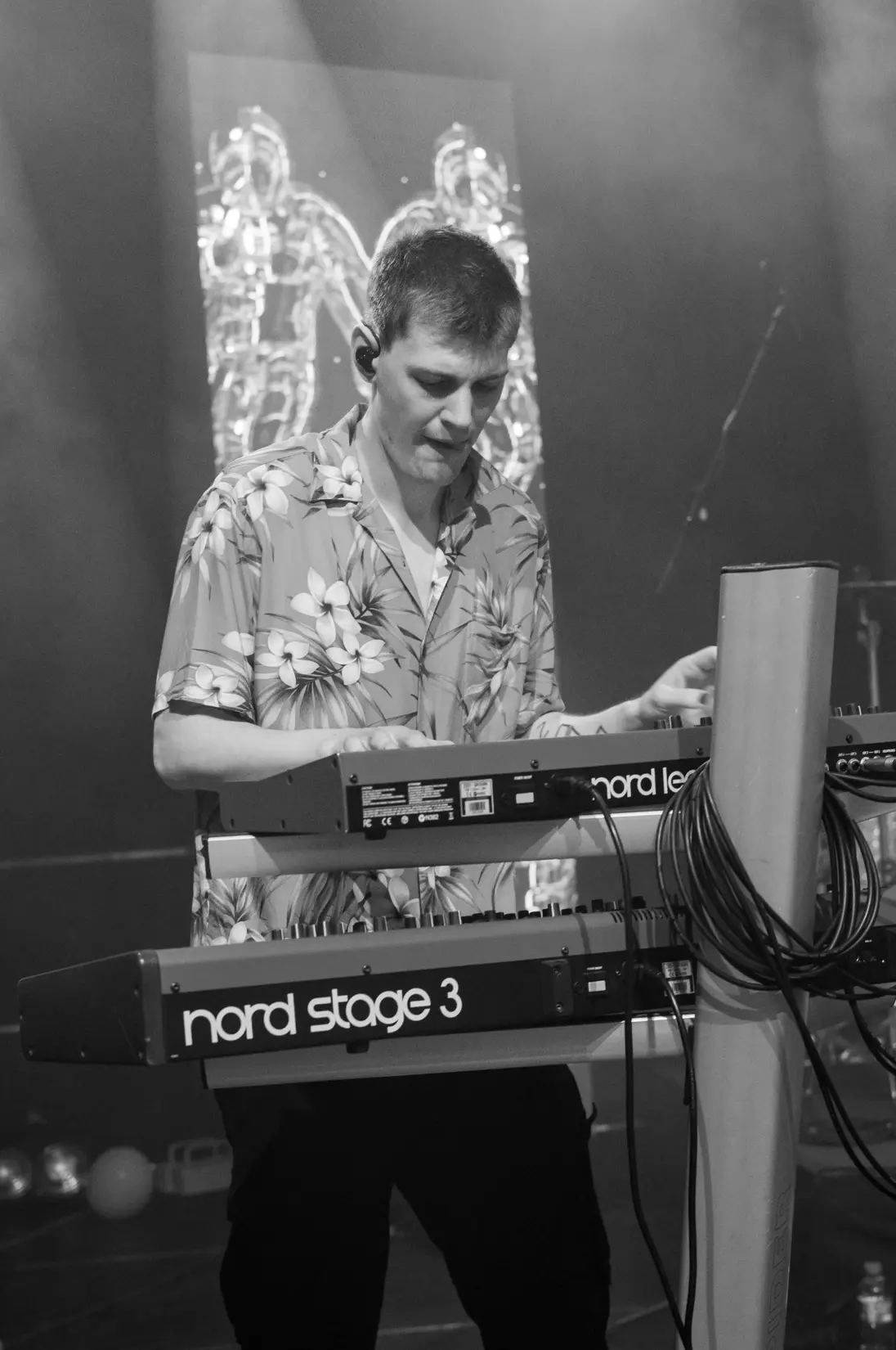Christian an den Keyboards